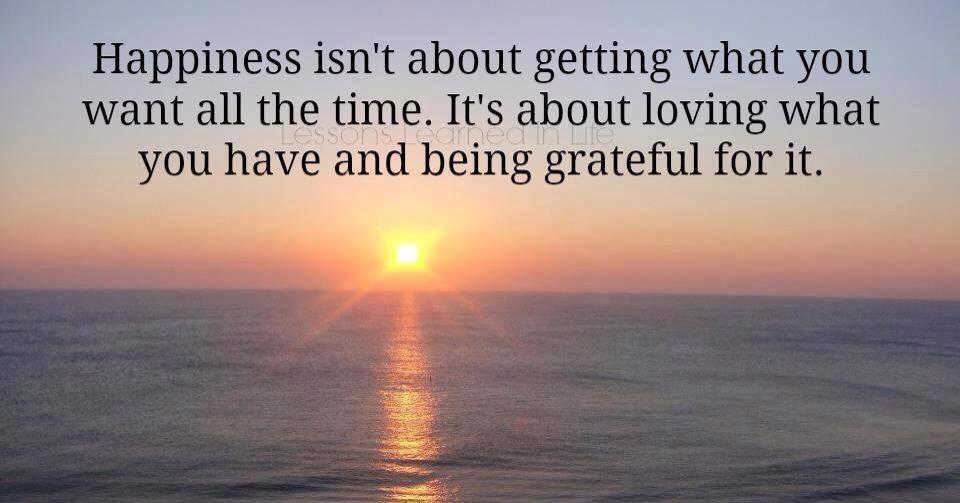 Being Grateful